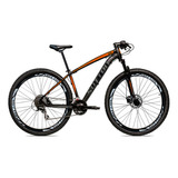 Bicicleta Aro 29 Sutton New Shimano 27v Freio Hidráulico Cor Preto laranja prateado Tamanho Do Quadro 17