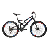 Bicicleta Aro26 Vellares By Colli Bike Preto Doble Shock 21v Tamanho Do Quadro 19