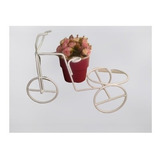 Bicicleta Arranjo Flores Artificiais Artificial Vasos Rosas