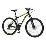 Bicicleta Athena Aro 29 Freios A Disco 21 Marchas Preta E Amarela Colli