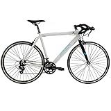 Bicicleta Athor Speed Estrada V One Aro 700 Shimano 14 Velocidades Tamanho 50 Cor Cinza Azul Gênero Unissex