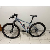 Bicicleta Audax Adx 100 Boost Shimano Alivio 18v Freio Mt200