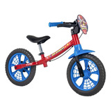Bicicleta Balance Bike Spider Man Vermelho Menino