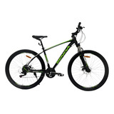 Bicicleta Benoá Aro 29 Aço 21 Marchas Mountain Bike Cor Preto Fosco verde Fluorec