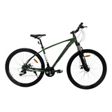 Bicicleta Benoá Aro 29 Aço 21 Marchas Mountain Bike Cor Verde Fosco preto