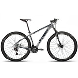 Bicicleta Bike Aro 29 Mtb Freio Disco 21v Gts Pro M5 Intense Cor Cinza preto Tamanho Do Quadro 19