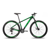Bicicleta Bike Aro 29 Mtb Freio Disco 24v Gts Pro M5 Intense Cor Preto verde Tamanho Do Quadro 21