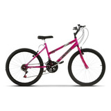 Bicicleta Bike Com Aro 24 Feminina