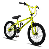 Bicicleta Bmx Aro 20 Pro x Série 3 Freio V brake Cor Amarelo