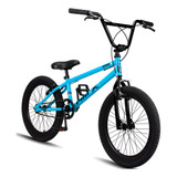Bicicleta Bmx Pro x Série 1 Aro 20 Aero Freio V brake Cor Azul preto