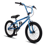 Bicicleta Bmx Pro x Série 3 Aro 20 Freio V brake Cor Azul Com Preto