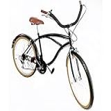 Bicicleta Caiçara Masculino Aro 26 Beach 18v Aero Preto