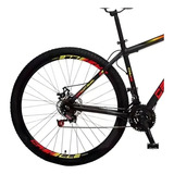 Bicicleta Colli Cazelle Aro 29 Roma Cor Preto amarelo vermelho Tamanho Do Quadro 18