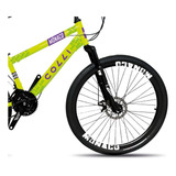Bicicleta Colli Monaco Aro 26 Disco 21 V Free Ride Cor Amarelo Neon Tamanho Do Quadro 13 5