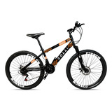 Bicicleta Colli Mônaco Aro 26 Disco 21 V Rapid Fire Cor Preto Fosco Tamanho Do Quadro 13 5