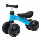 Bicicleta De Equilíbrio 4 Rodas Azul Buba