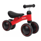 Bicicleta De Equilíbrio 4 Rodas Buba Vermelha