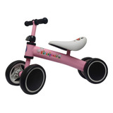 Bicicleta De Equilíbrio 4 Rodas Infantil