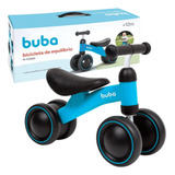 Bicicleta De Equilibrio Azul Infantil 4 Rodas Buba 13516