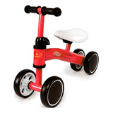Bicicleta De Equilíbrio Bike Infantil Até 20kg Castela Cor Vermelho