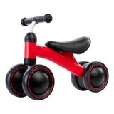 Bicicleta De Equilíbrio Infantil S Pedal 4 Rodas Andador