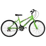 Bicicleta De Passeio Ultra Bikes Esporte Aro 24 Reforçada Freio V-Brake - 18 Marchas Verde Kw