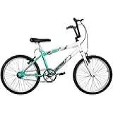 Bicicleta De Passeio Ultra Bikes Esporte Bicolor Aro 20 Reforçada Freio V Brake Infantil Juvenil Verde Anis Branco