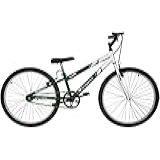 Bicicleta De Passeio Ultra Bikes Esporte Bicolor Rebaixada Aro 26 Reforçada Freio V Brake Sem Marcha Verde Branco