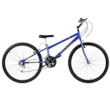 Bicicleta De Passeio Ultra Bikes Esporte Chrome Line Rebaixada Aro 26 Reforçada Freio V Brake 18 Marchas Blue Azul