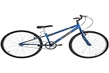 Bicicleta De Passeio Ultra Bikes Esporte Chrome Line Rebaixada Aro 26 Reforçada Freio V Brake Sem Marcha Blue Azul