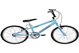 Bicicleta De Passeio Ultra Bikes Esporte Rebaixada Aro 20 Reforçada Freio V Brake Infantil Juvenil Azul Bebê