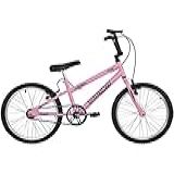 Bicicleta De Passeio Ultra Bikes Esporte Rebaixada Aro 20 Reforçada Freio V Brake Infantil Juvenil Menina Rosa Bebê