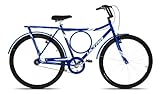 Bicicleta De Passeio Ultra Bikes Esporte Stronger Aro 26 Reforçada Freio V Brake Azul