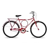 Bicicleta De Passeio Ultra Bikes Esporte Stronger Aro 26 Reforçada Freio V Brake Vermelho