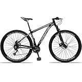 Bicicleta Drais 24V Aro 29 Câmbios Shimano Freio A Disco Hidráulico MTB Aluminio PRETO CINZA 21