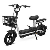 Bicicleta Elétrica 48v350w Scooter Bikelete Com Motor Cor Preto