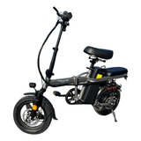 Bicicleta Elétrica Dobrável Aro 14 45km h 400w 48v C Alarme