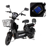 Bicicleta Elétrica Mini Scooter 500w Sem Cnh Até 120kg Cor Preto Wehawk