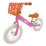 Bicicleta Equilíbrio Aro 12 Bike Infantil Sem Pedal Cestinha