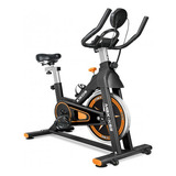 Bicicleta Ergométrica Kikos Bicicleta Ergométrica Spinning Max ks2 Cor Preto E Laranja