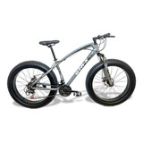 Bicicleta Fat Bike Gtr x Aro 26 X 4 0 Freios Disco Shimano Cor Chumbo Tamanho Do Quadro 19