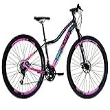 Bicicleta Feminina Aro 29 Absolute Hera Alumínio 21v Freio A Disco Garfo Suspensão 17 Preto Rosa