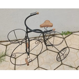 Bicicleta Floreira Rústica De Ferro Decoração De Jardim