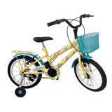 Bicicleta Inf Aro 16 South Cissa Flower C Paral Bag cesta
