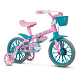 Bicicleta Infantil 3 Anos Aro 12 Feminina Nathor Charm Rosa