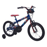Bicicleta Infantil 5 A 8 Anos Masculina Tamanho Do Quadro Crianças De 3 A 7 Anos Cor Azul