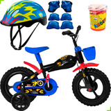 Bicicleta Infantil Aro 12 Preta Kit