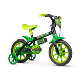 Bicicleta Infantil Aro 12 Verde preta