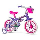 Bicicleta Infantil Aro 12 Violet Com Rodinhas Nathor