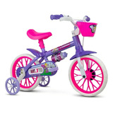 Bicicleta Infantil Aro 12 Violet Nathor Cor Lilás Tamanho Do Quadro M